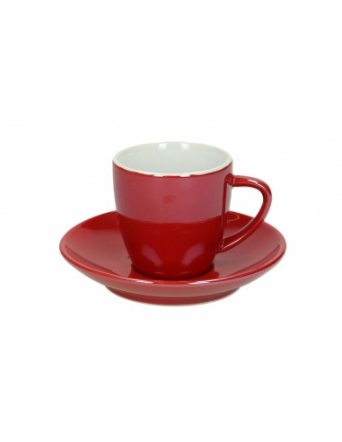 Tognano Colortek 6x šálek na cappuccino - červený