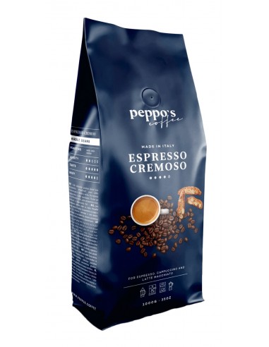 Zrnková káva Peppo's Espresso Cremoso...
