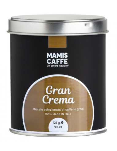 Zrnková káva Mami's Caffé Gran Crema 125 g dóza