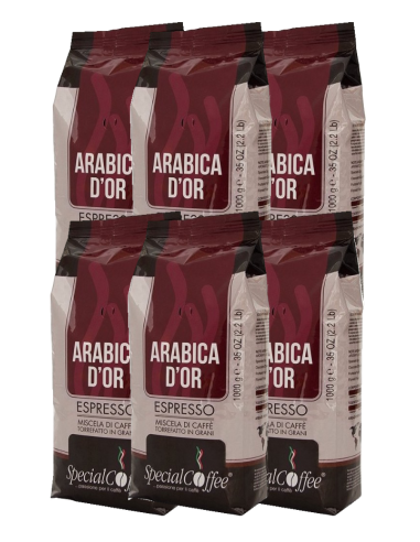 Zrnková káva SpecialCoffee Arabica d’OR 100% arabica 6 kg