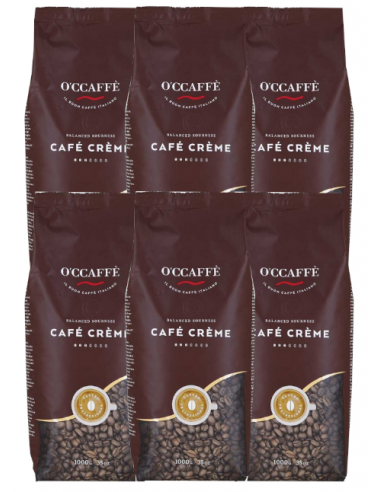Zrnková káva O'Ccaffé Café Créme 6 x 1kg