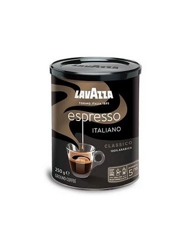 Mletá káva Lavazza Espresso 100% Arabica 250 g dóza