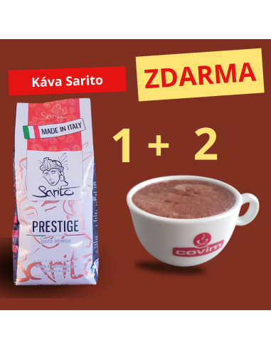 Zrnková káva Sarito Prestige 1 kg + 2 čokolády
